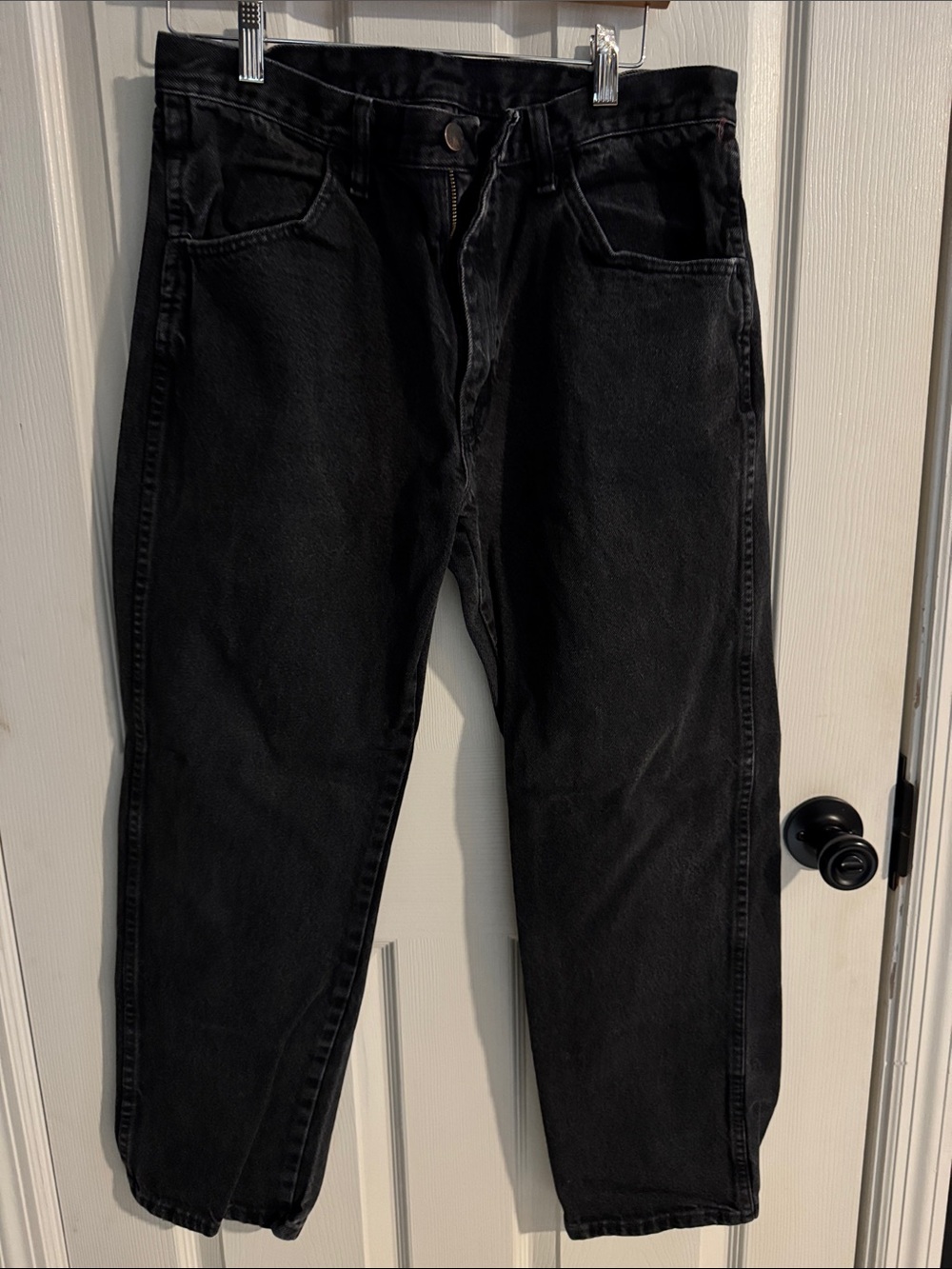 Men's Black Jeans - Classic Vintage Rustler